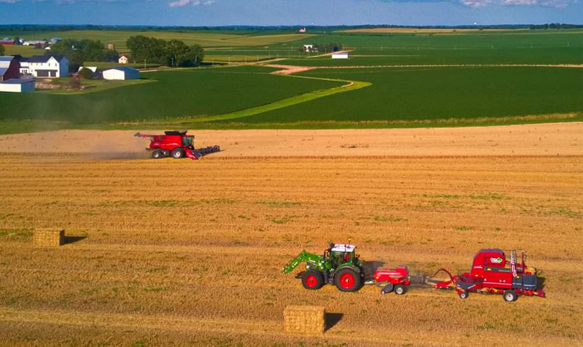 tractor with planter